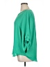 Chaus 100% Polyester Green 3/4 Sleeve Blouse Size XL - photo 5