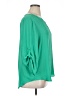 Chaus 100% Polyester Green 3/4 Sleeve Blouse Size XL - photo 4