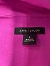 Ann Taylor 100% Polyester Purple 3/4 Sleeve Blouse Size L - photo 7