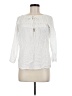 Isabella White Long Sleeve Blouse Size M - photo 1