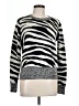 Banana Republic Animal Print Silver Wool Pullover Sweater Size L - photo 1