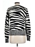 Banana Republic Animal Print Silver Wool Pullover Sweater Size L - photo 2