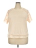 Truself Ivory Short Sleeve Top Size 2X - photo 1