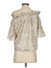 Brooke Wright 100% Cotton Ivory Short Sleeve Blouse Size XS - photo 2