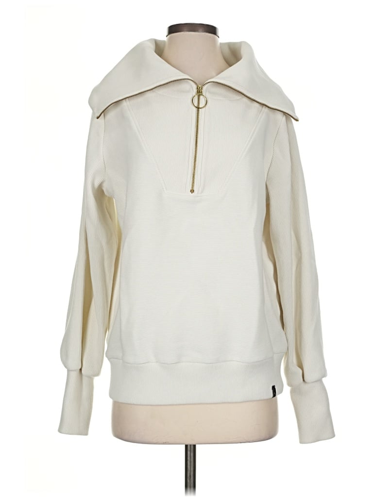Pre-owned Varley Sweatshirt In Ivory
