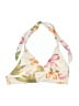Unbranded Floral Ivory Swimsuit Top Size 6 - photo 1