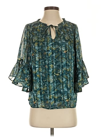 LC Lauren Conrad 3/4 Sleeve Blouse (view 1)