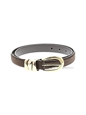Madewell Triple Metal Keeper Belt in Suede (view 1)