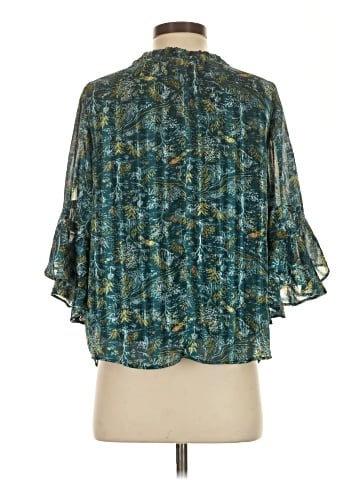 LC Lauren Conrad 3/4 Sleeve Blouse (view 2)