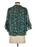 LC Lauren Conrad Teal 3/4 Sleeve Blouse Size XS - photo 2