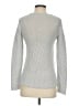 J. McLaughlin Metallic Silver Pullover Sweater Size XS - photo 2