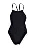 Sporti Solid Black One Piece Swimsuit Size XS (estimated) - photo 1