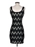 Soprano Chevron-herringbone Black Cocktail Dress Size S - photo 2