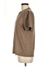 Alfani 100% Polyester Brown Short Sleeve Top Size M - photo 5