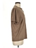 Alfani 100% Polyester Brown Short Sleeve Top Size M - photo 4