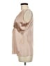 Boston Proper Tan Sleeveless Silk Top Size 8 - photo 5