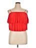 Elodie 100% Polyester Red Sleeveless Blouse Size XL - photo 1