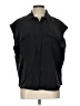 Nordstrom Black Sleeveless Button-Down Shirt Size L - photo 1