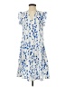 Unbranded Print Blue Casual Dress Size S - photo 1