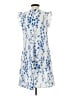 Unbranded Print Blue Casual Dress Size S - photo 2