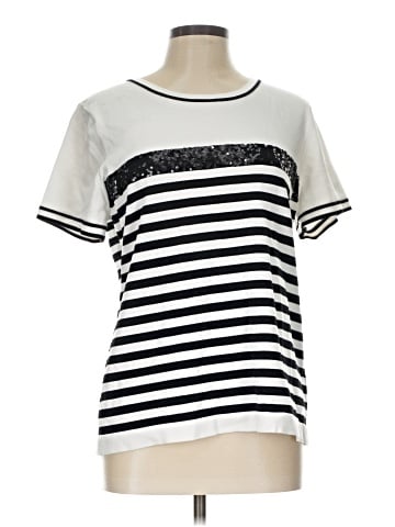 Karl Lagerfeld Paris Short Sleeve Top (view 1)