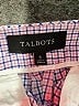 Talbots Checkered-gingham Plaid Pink Purple Casual Pants Size 6 - photo 7