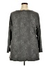 Jane and Delancey Metallic Gray Pullover Sweater Size 2X - photo 2
