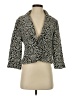 Tabitha Animal Print Gray Blazer Size 4 - photo 1