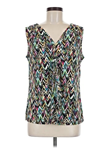 Roz & Ali Sleeveless Blouse (view 1)