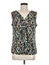 Roz & Ali Green Sleeveless Blouse Size M - photo 1
