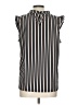 Adrianna Papell Black Sleeveless Blouse Size L - photo 2