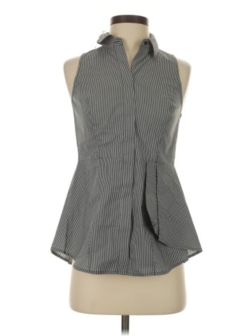 White House Black Market Sleeveless Button-Down Shirt (view 1)
