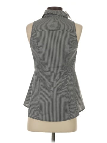 White House Black Market Sleeveless Button-Down Shirt (view 2)