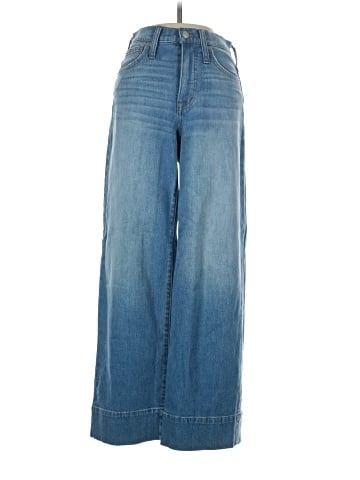 Madewell Tall Wide-Leg Crop Jeans in Delancey Wash (view 1)