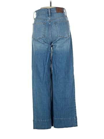 Madewell Tall Wide-Leg Crop Jeans in Delancey Wash (view 2)