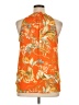Rose + Olive 100% Polyester Orange Sleeveless Blouse Size XL - photo 2