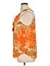 Rose + Olive 100% Polyester Orange Sleeveless Blouse Size XL - photo 5
