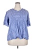 Ellos Blue Short Sleeve T-Shirt Size 18 - photo 1