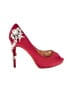 Badgley Mischka Red Heels Size 7 1/2 - photo 1