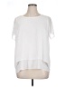 Dana Buchman 100% Polyester White Short Sleeve Blouse Size XL - photo 1