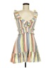 Saylor Stripes Yellow Cocktail Dress Size M - photo 1