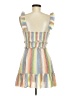 Saylor Stripes Yellow Cocktail Dress Size M - photo 2