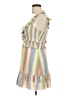 Saylor Stripes Yellow Cocktail Dress Size M - photo 5