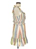 Saylor Stripes Yellow Cocktail Dress Size M - photo 4