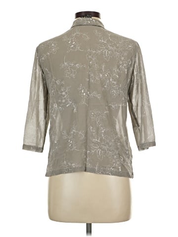 Carole Little 3/4 Sleeve Button-Down Shirt (view 2)