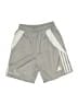 Adidas Solid Silver Athletic Shorts Size 13 - 14 - photo 1