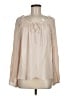 Lovestitch 100% Viscose Tan Long Sleeve Blouse Size M - photo 1