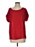 Pleione Red Short Sleeve Blouse Size S - photo 1