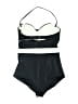 Adore Me Color Block Black One Piece Swimsuit Size S - photo 2