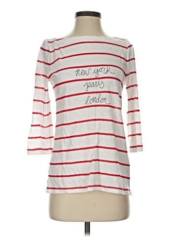 Ann Taylor LOFT Outlet 3/4 Sleeve T-Shirt (view 1)